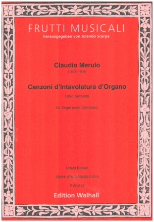 Canzoni d'Intavolatura d'Organo Libro 2 fr Orgel (oder Cembalo)