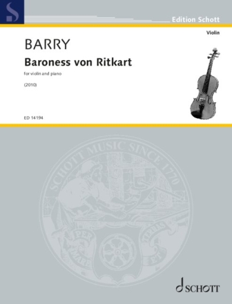 Baroness von Ritkart (2010) fr Violine und Klavier