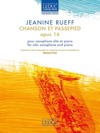 Chanson et Passepied opus 16 Alto Saxophone and Piano Book & Part[s]