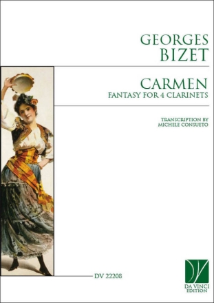 Carmen, Phantasy for 4 Clarinets Clarinet Quartet Set