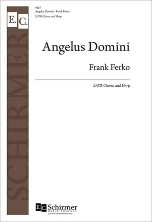 Angelus Domini SATB Choir and Harp Choral Score