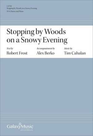 Stopping by Woods on a Snowy Evening SSA Choir and Piano Choral Score