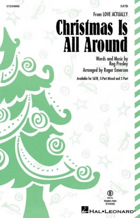 Christmas Is All Around SATB Choral Score