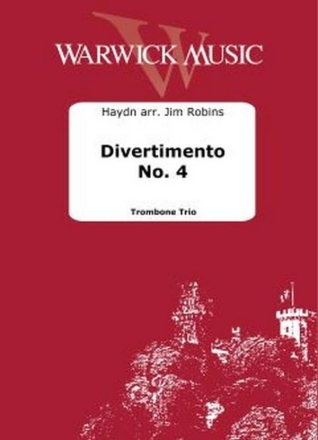 Divertimenti No. 4 Trombone Trio Set Of Parts