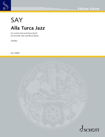 Alla Turca Jazz fr Kornett solo und Brass Band Partitur und Stimmen