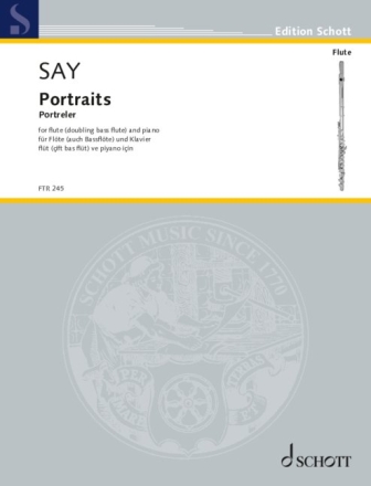 Portraits (Portreler) op. 101 (2022) fr Flte (auch Bassflte) und Klavier