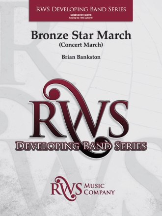 Bronze Star March (c/b score) Symphonic wind band