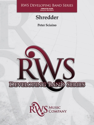 Shredder (c/b score) Symphonic wind band