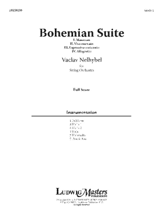 Bohemian Suite (s/o sc) String Orchestra