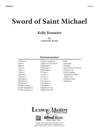 Sword of Saint Michael (c/b sc) Symphonic wind band