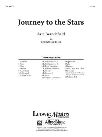 Journey to the Stars (c/b sc) Symphonic wind band