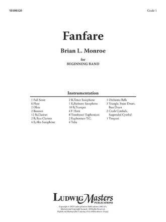 Fanfare (c/b sc) Symphonic wind band