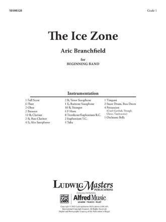 The Ice Zone (c/b sc) Symphonic wind band