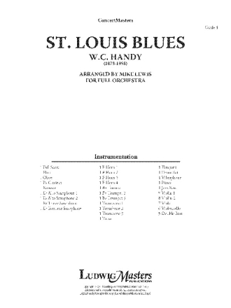 St. Louis Blues (f/o sc) Full Orchestra