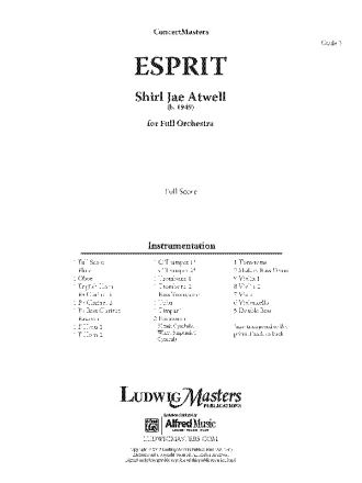 Esprit (f/o sc) Full Orchestra