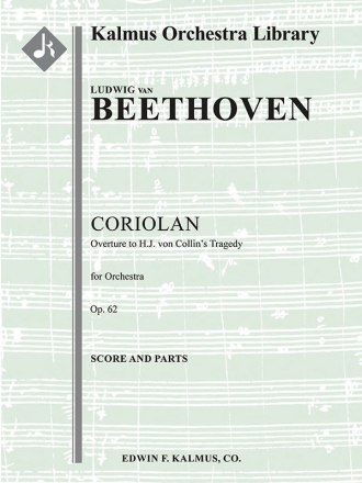 Coriolan Overture, Op. 62 (f/o) Full Orchestra