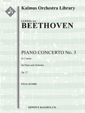 Concerto for Piano No. 3 in C min (sc) Scores