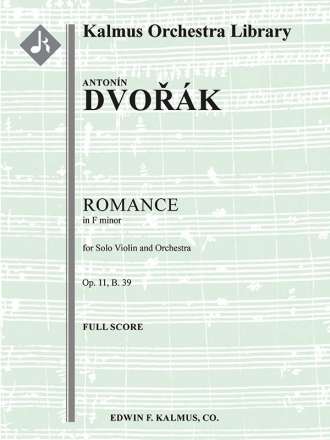 Romance in F min Op. 11, B. 39 (f/o sc) Full Orchestra