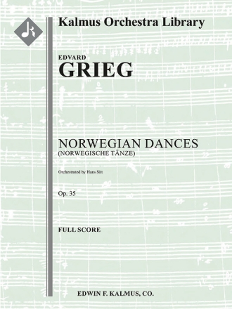 Norwegian Dances, Op. 35 (f/o sc) Scores