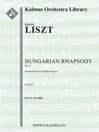 Hungarian Rhapsody 2 G. 359/2 (score) Scores