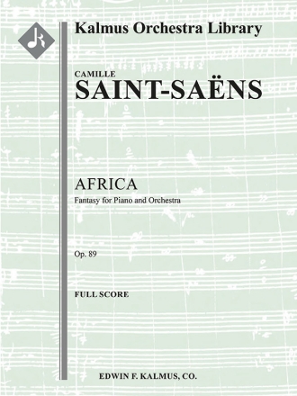 Africa, Op. 89 (f/o score) Scores