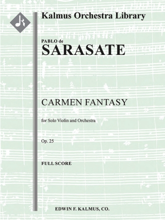 Carmen Fantasy, Op. 25 (Bizet) (f/o sc) Full Orchestra