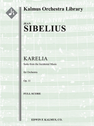 Karelia Suite, Op. 11 (f/o score) Scores