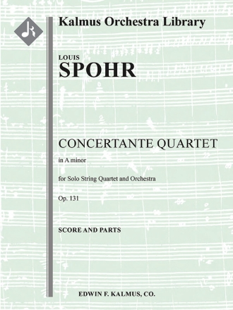 Concertante Quartet in A min (f/o) Full Orchestra