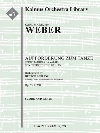 Aufforderung zum Tanze (f/o) Full Orchestra