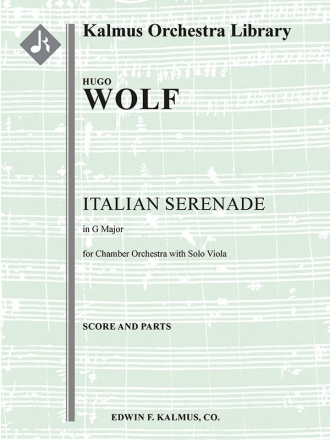 Italian (Italianische) Serenade (f/o) Full Orchestra