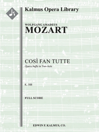 Cosi fan Tutte, K. 588 (score) Scores