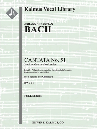 Cantata No. 51 (score) Scores