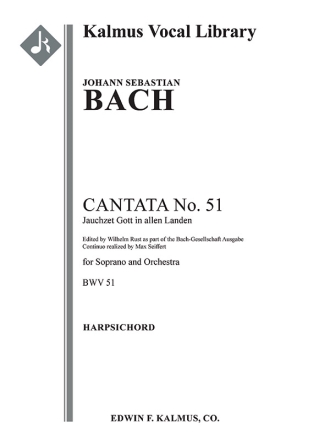 Cantata No. 51 (harpsichord) Full Orchestra