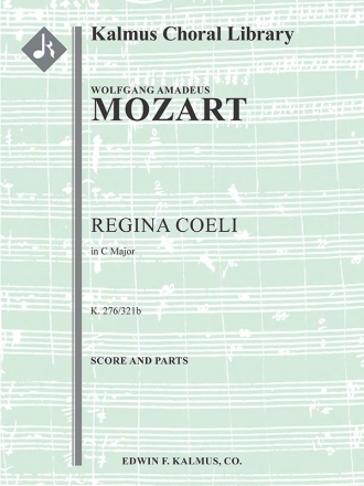 Regina Coeli in C, K. 276/321b (f/o) Full Orchestra