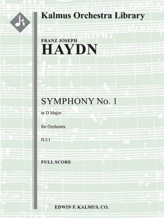 Symphony No. 1 in D, H.I:1 (score) Scores