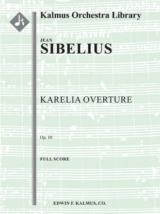 Karelia Overture, Op. 10 (f/o sc) Full Orchestra