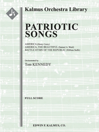 Patriotic Songs (f/o score) Scores