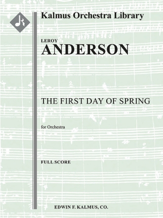 First Day of Spring, The (f/o sc) Full Orchestra