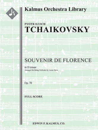 Souvenir de Florence, Op. 70 (s/o sc) String Orchestra