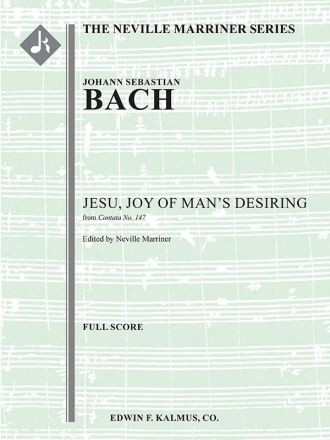 Jesu, Joy of Man's Desiring (f/o sc) Full Orchestra