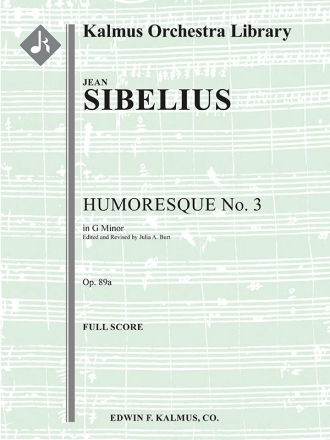 Humoresque No. 3 (s/o sc) String Orchestra