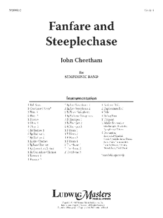 Fanfare and Steeplechase (c/b sc) Symphonic wind band