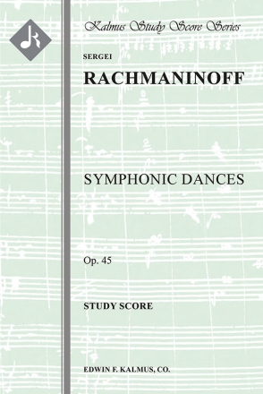 Symphonic Dances, Op. 45 (f/o study sc) Full Orchestra