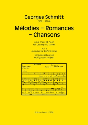 Mlodies  Romances  Chansons Vol.2 fr tiefe Singstimme und Klavier