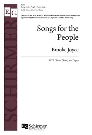 Songs for the People SATB and Organ Choral Score