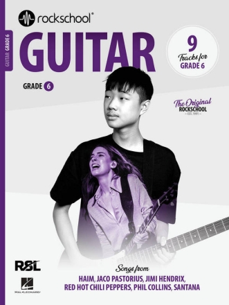 Rockschool Guitar Grade 6 (2024) Guitar Book & Audio-Online