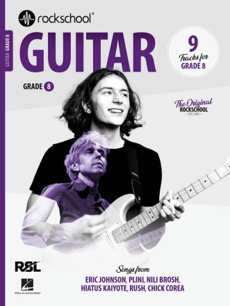 Rockschool Guitar Grade 8 (2024) Guitar Book & Audio-Online