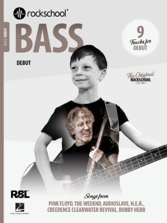 Rockschool Bass Debut (2024) Bass Book & Audio-Online