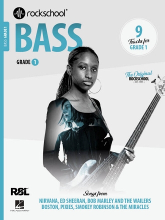 Rockschool Bass Grade 1 (2024) Bass Book & Audio-Online