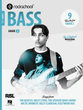 Rockschool Bass Grade 2 (2024) Bass Book & Audio-Online